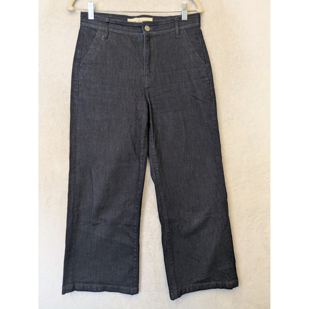 Gap Wide Leg Trousers Women's‎ 27 Dark Wash Super High Rise 1969 Denim Jeans